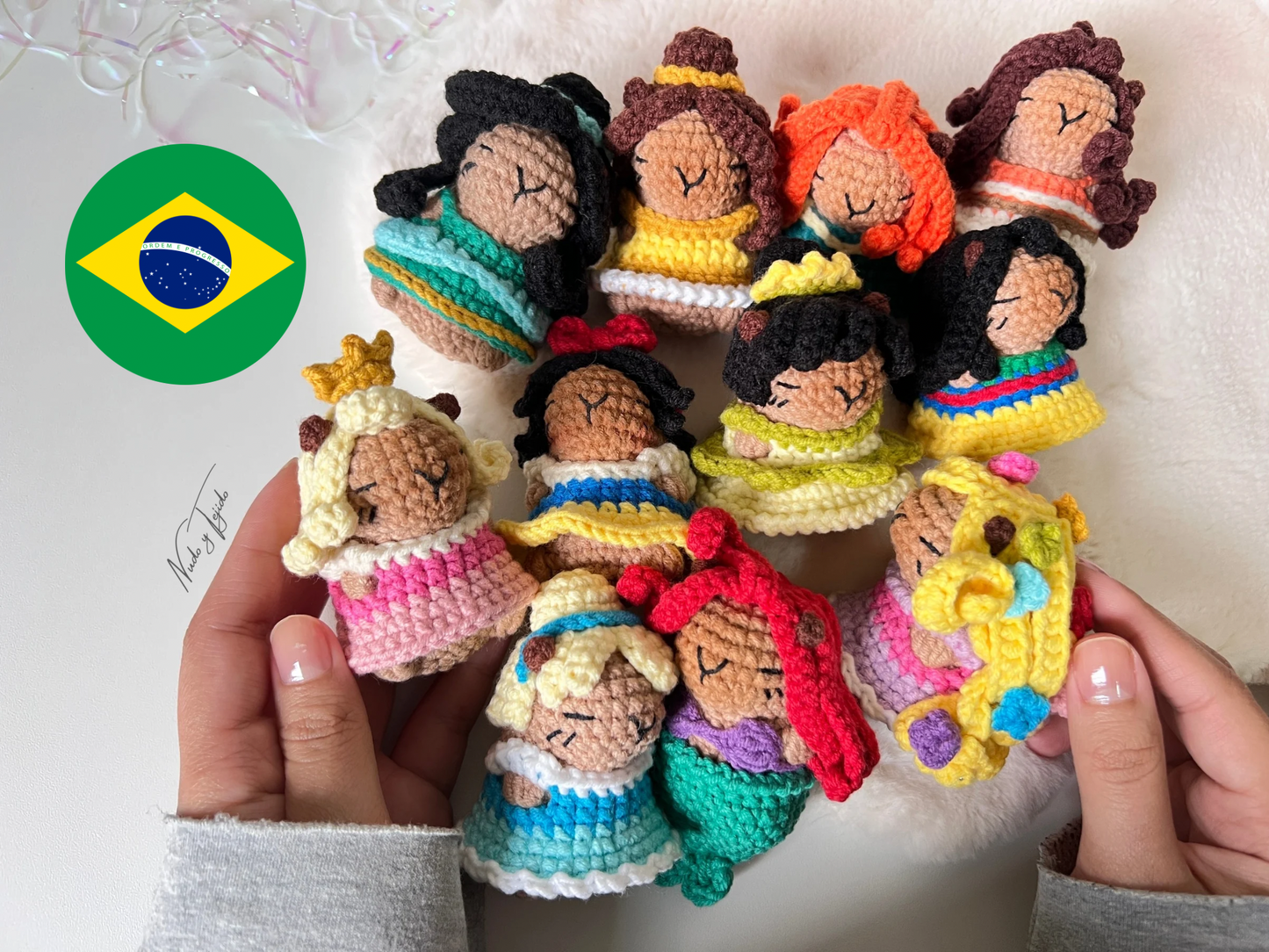 E-Book Colección 11 Princesas Capibaras + Cuerpo Base Capibara Patrón PDF