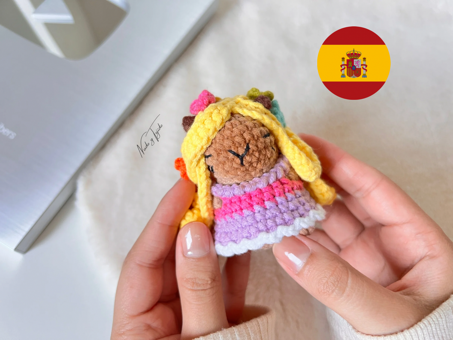 Rapunzel Capibara Patrón PDF