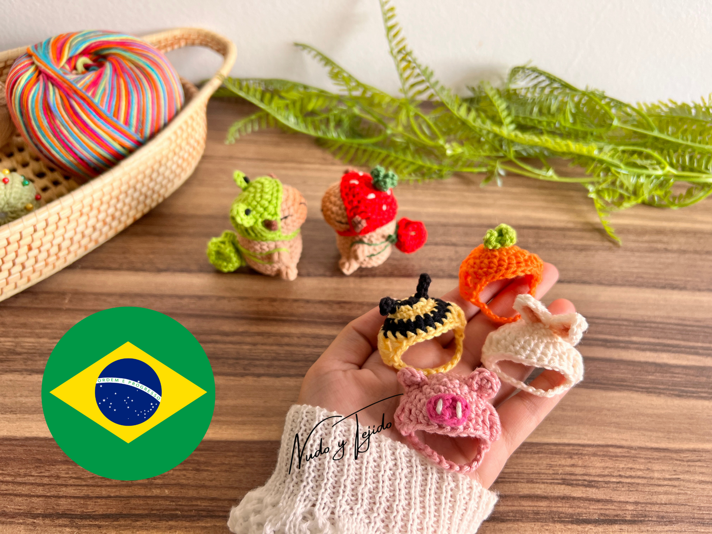 Patrón Disfraces Capibara Amigurumi PDF English, Español, Português