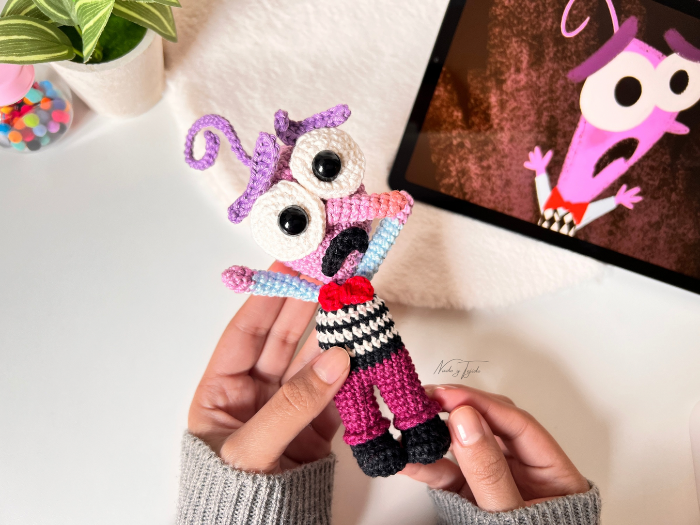 Miedo Intensamente Amigurumi Patrón PDF Esp, Port, Ing