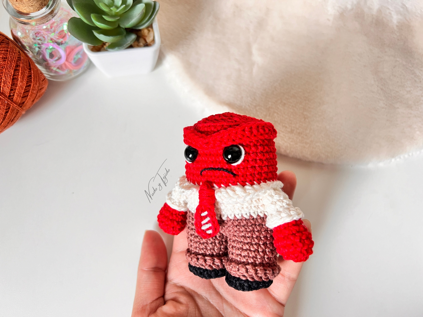 Furia Intensamente Amigurumi Patrón PDF Esp, Port, Ingl