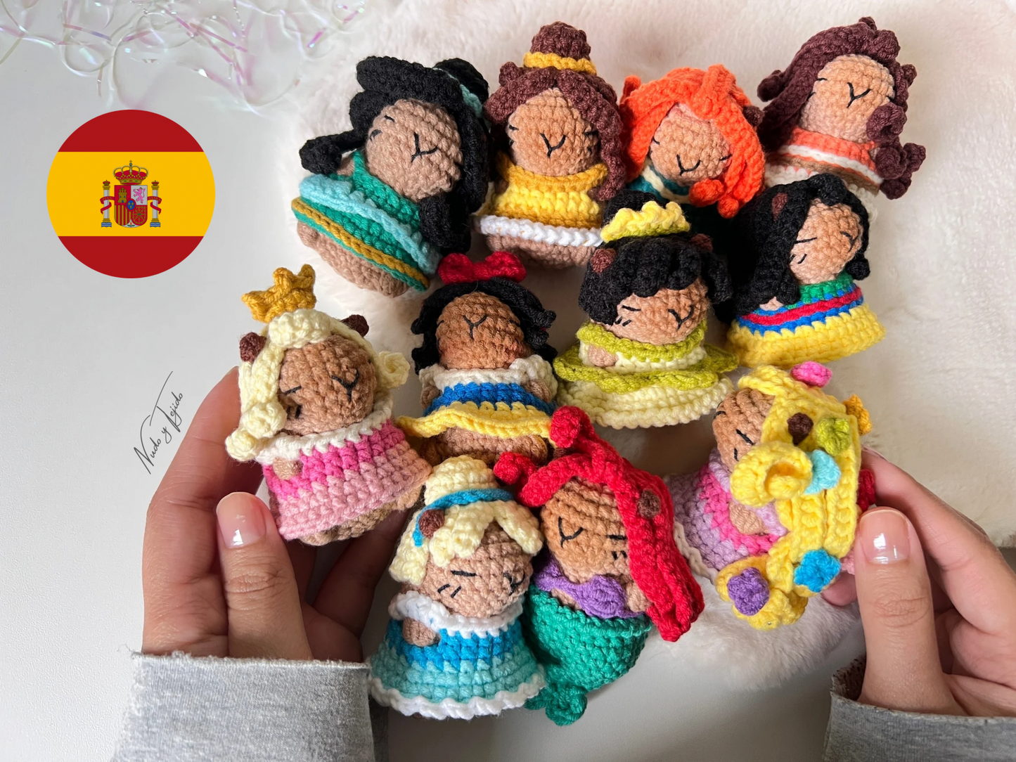 E-Book Colección 11 Princesas Capibaras + Cuerpo Base Capibara Patrón PDF