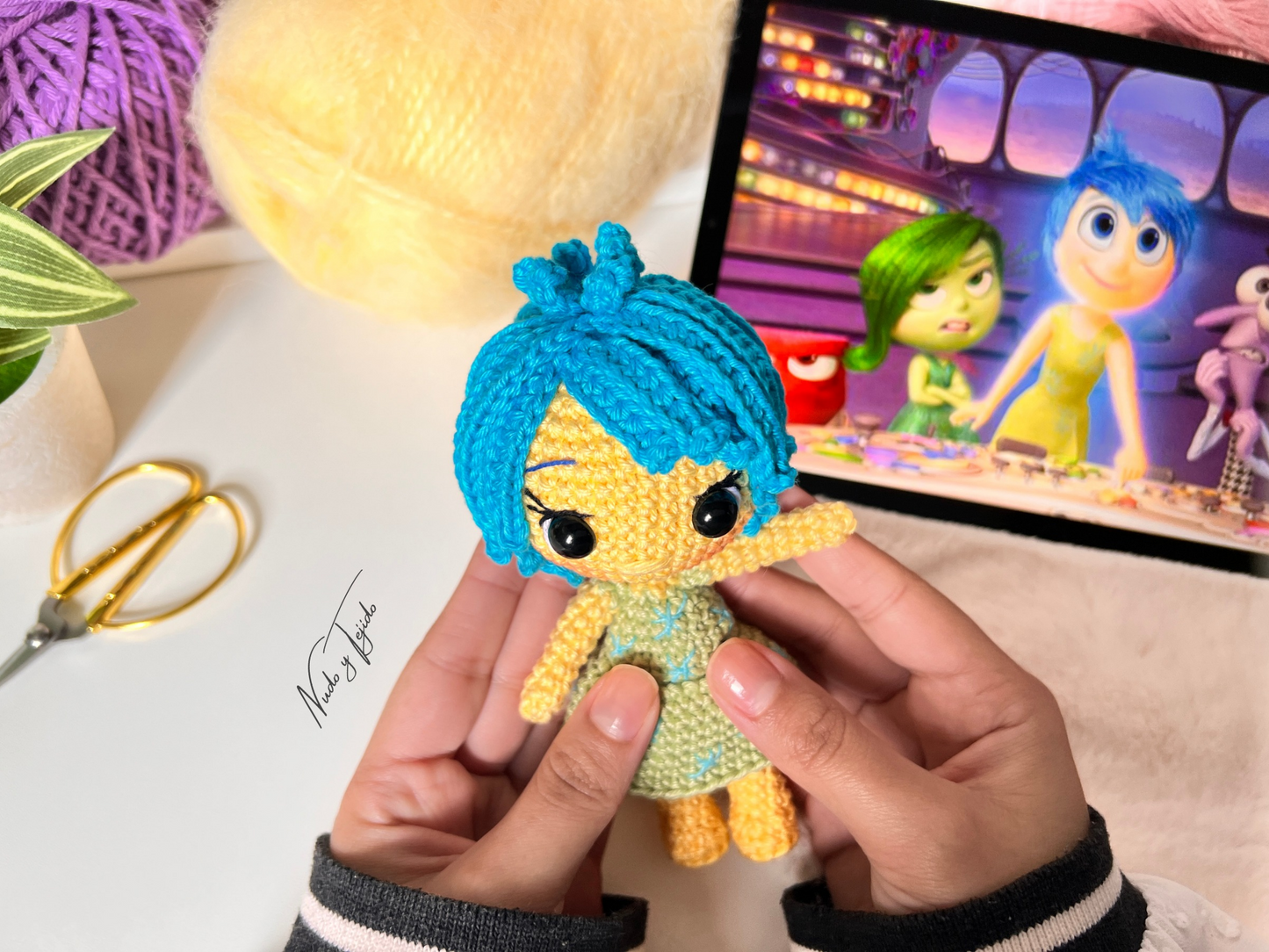 Patrón Alegría Intensamente amigurumi PDF Español, Portugués, Inglés