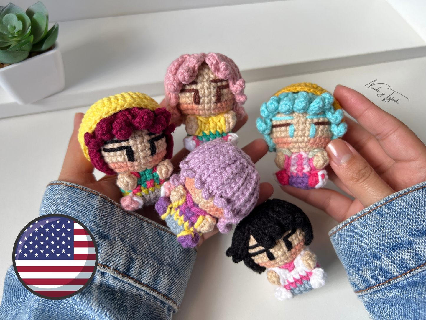 Saja Boys Amigurumi Patron PDF Guerreras del K-POP