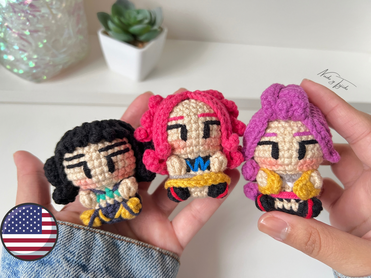 Guerreras K-POP Patron PDF Chicas Huntrix Amigurumi