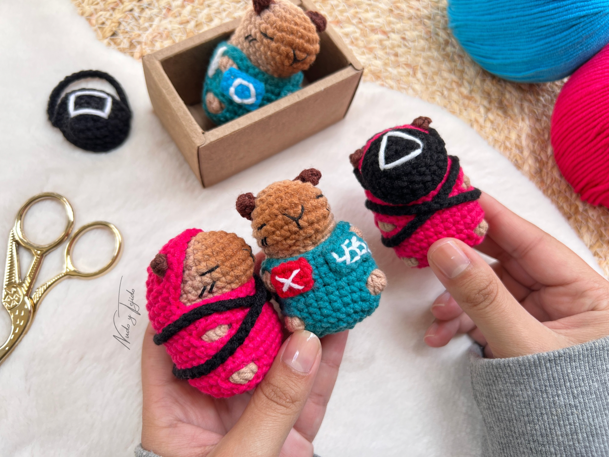 Capybara Costumes Squid Game Player and Guard PDF Pattern Esp