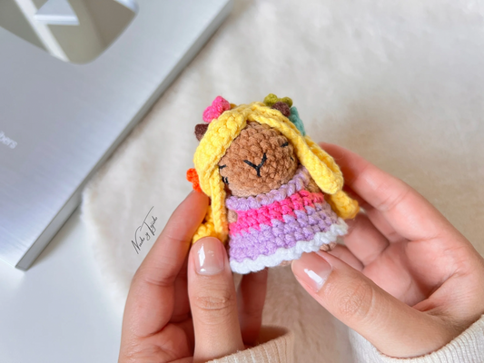 Rapunzel Capibara Patrón PDF